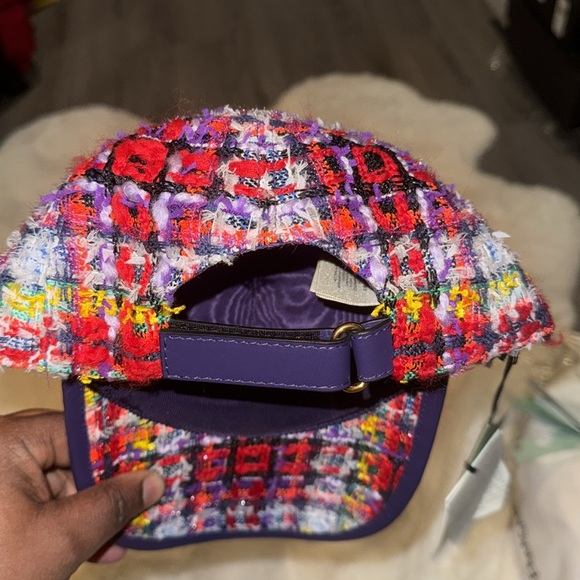 Gucci Tweed Baseball Hat main image 4